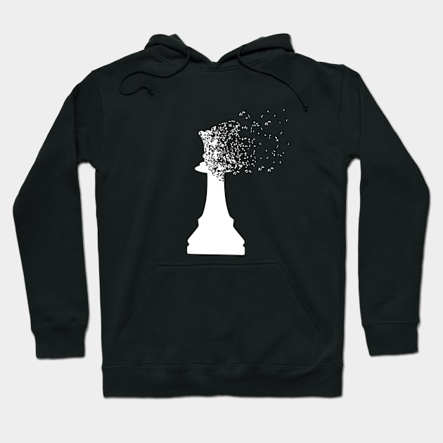 Chess queen king dispersion Hoodie by HBfunshirts